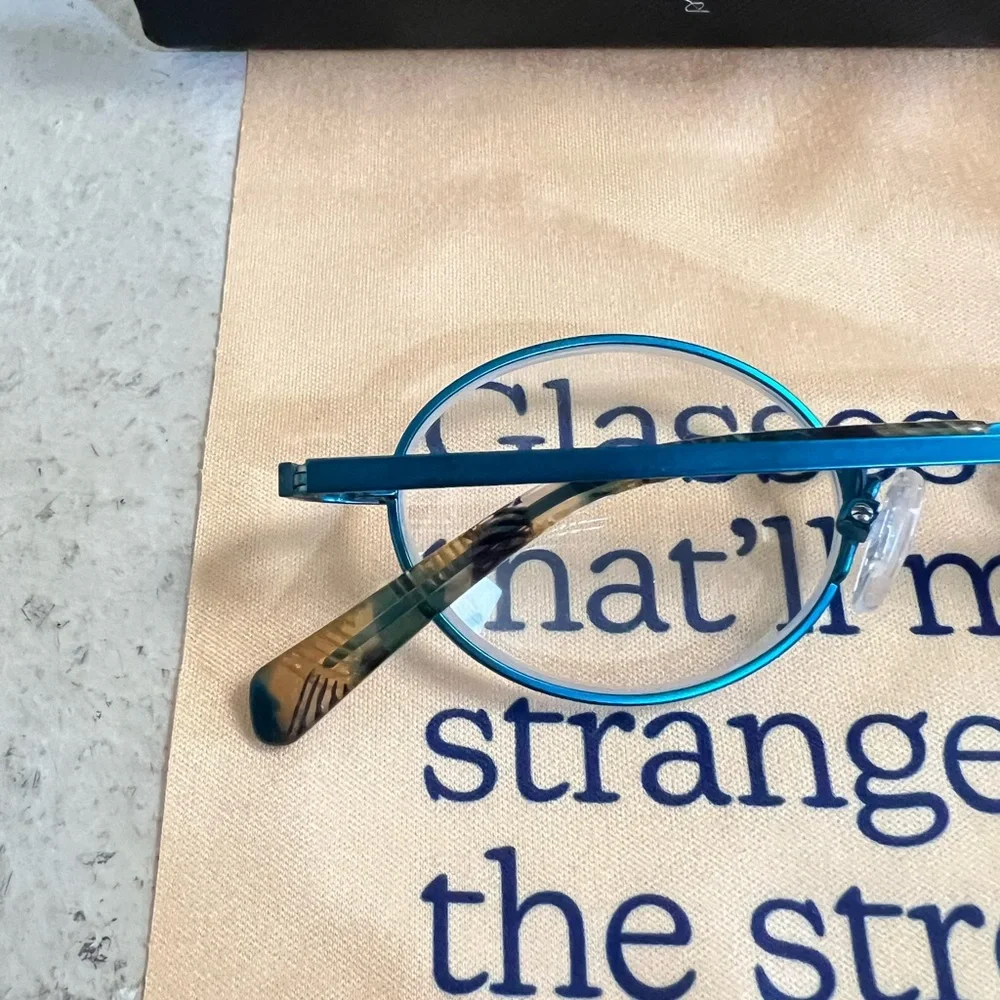 Eyebobs Teal Round Reading Glasses Unisex